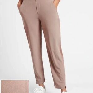 Athleta - Textured Brooklyn Ankle Pant Grain Camo Mocha Latte 6T